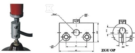 Zacisk transformatora  ZGU OP aluminium - 1115-810-152-000/000